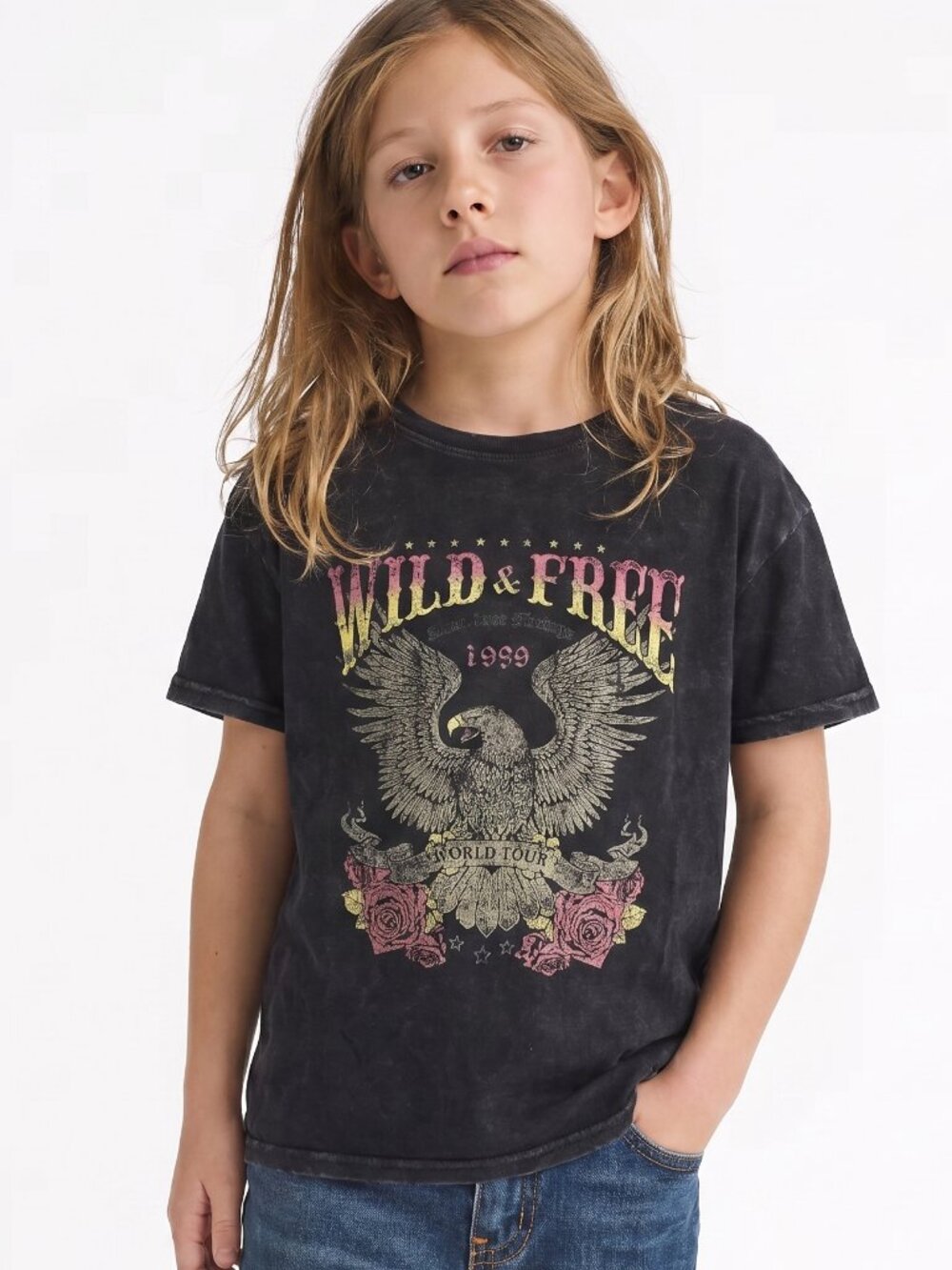 Stitch Fix Kreative Content Wild & Free Graphic T-Shirt
